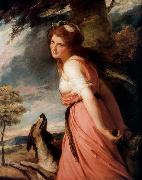 George Romney Lady Hamilton as a Bacchante. oil painting
